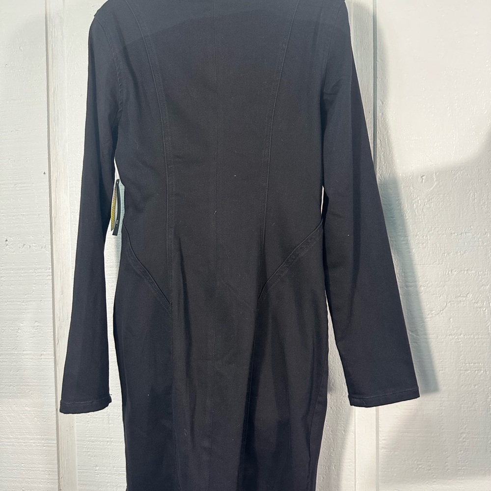 Guess Black Jean  Corset Dress Size Large NWT - Picture 9 of 10